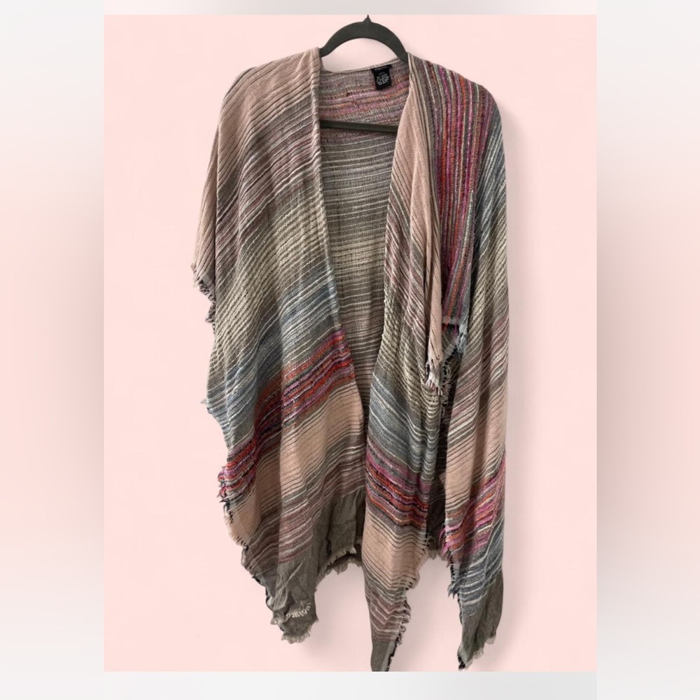 Cozy Multicolor Knit Cardigan